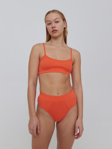 Bustier Soutien-gorge 'Lys' EDITED en orange : devant