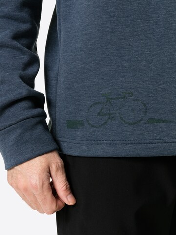 VAUDE Sportsweatshirt 'Cyclist' in Blau