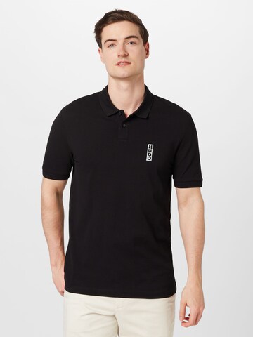 HUGO Red - Camisa 'Darakorum' em preto: frente