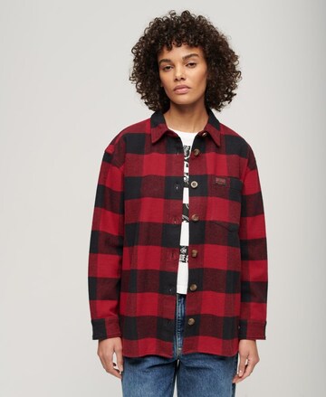 Superdry Between-Season Jacket in Red: front