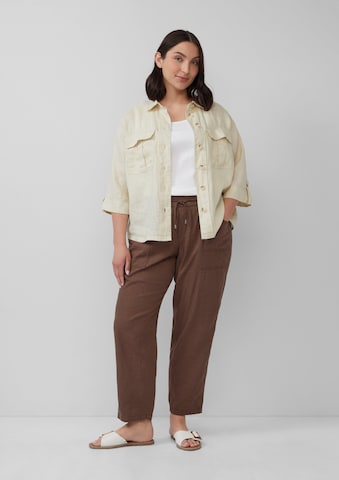 s.Oliver Tapered Trousers in Bronze