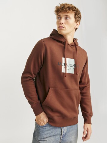 JACK & JONES Sweatshirt i brun