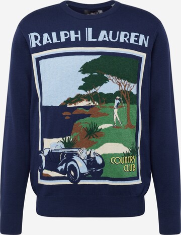 Polo Ralph Lauren Πουλόβερ σε μπλε: μπροστά