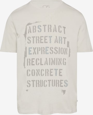 T-Shirt QS en gris : devant