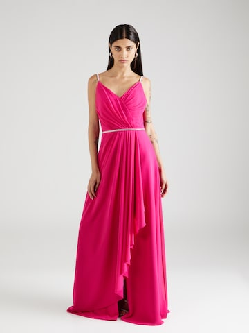 APART Βραδινό φόρεμα σε ροζ: μπροστά