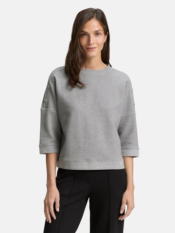 TOM TAILOR Sweatshirt in Grey: front