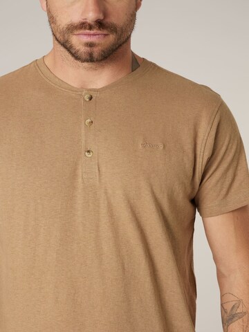 T-Shirt 'Ternan' Deeluxe en marron