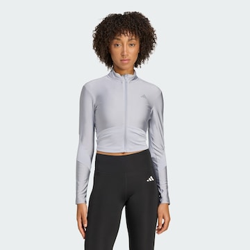 T-shirt fonctionnel 'Hyperglam' ADIDAS PERFORMANCE en gris : devant