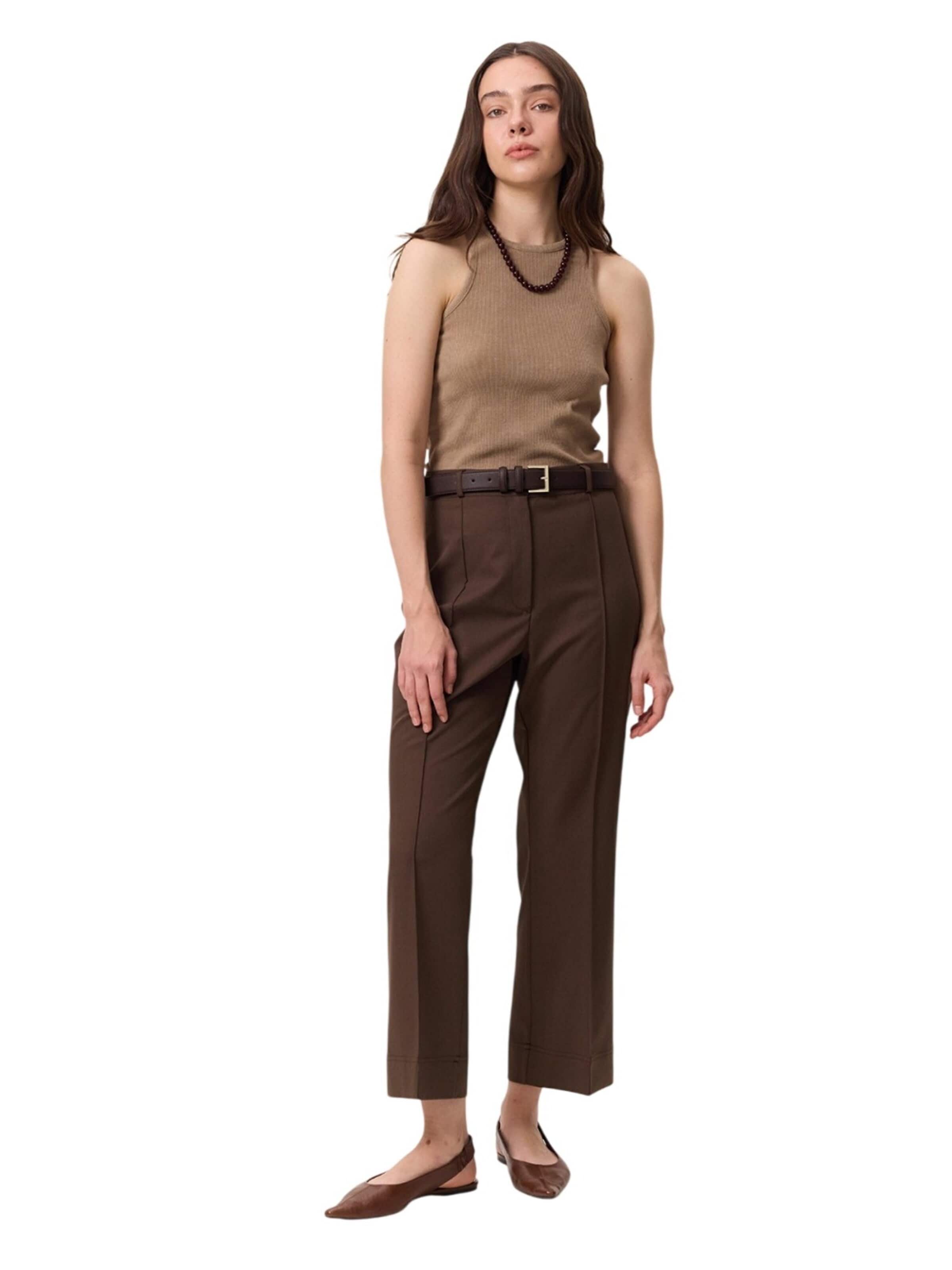 MANUKA Trousers in Brown: front
