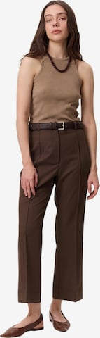 MANUKA Regular Broek in Bruin: voorkant