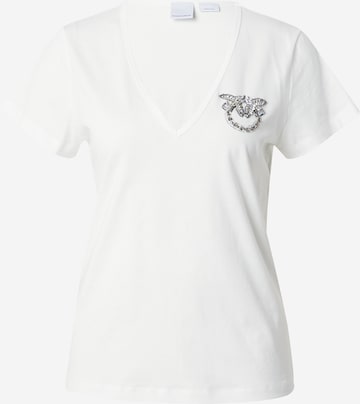 T-shirt PINKO en blanc : devant