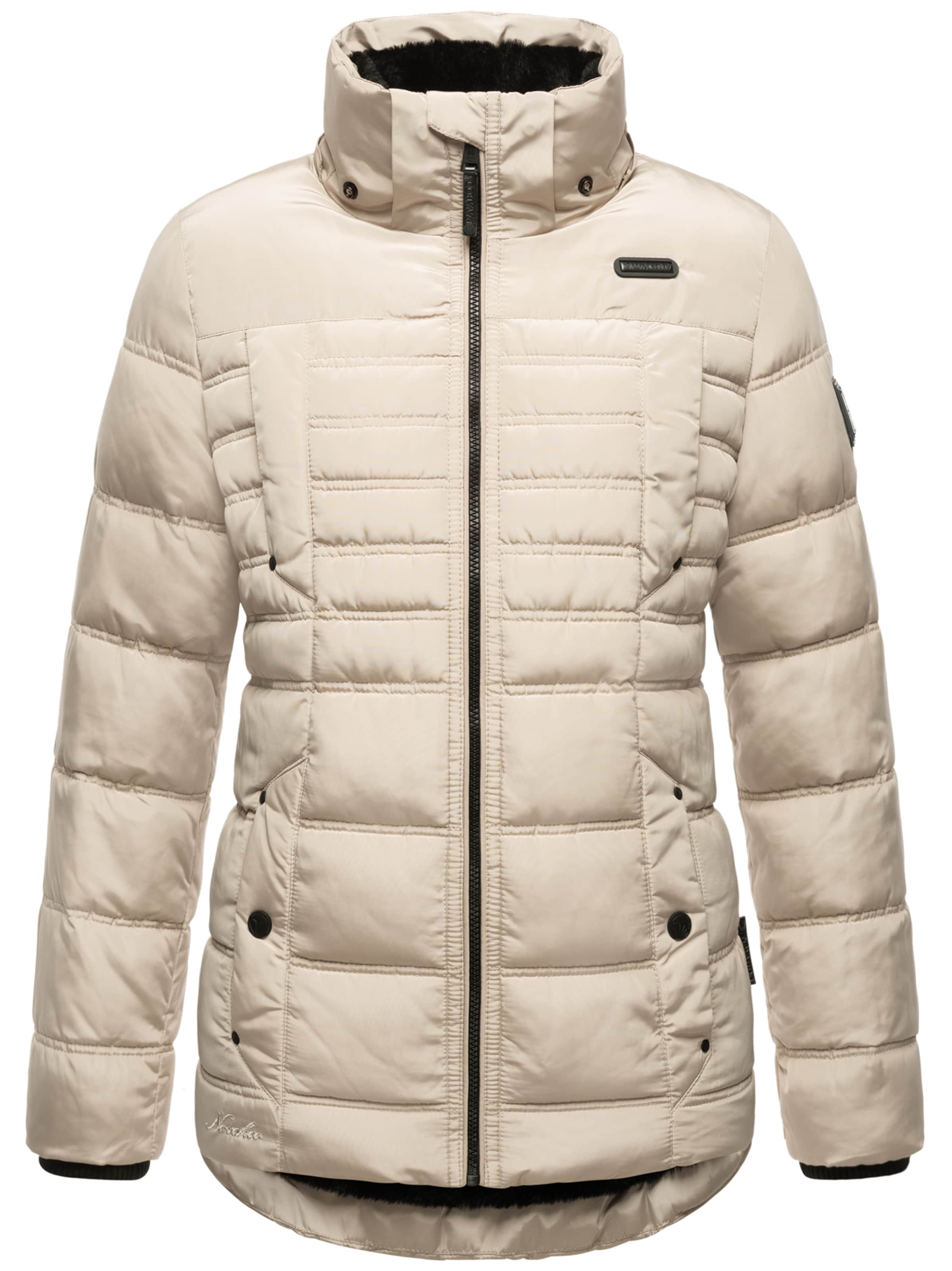 NAVAHOO Winter Jacket 'Lissandraa' in Beige: front