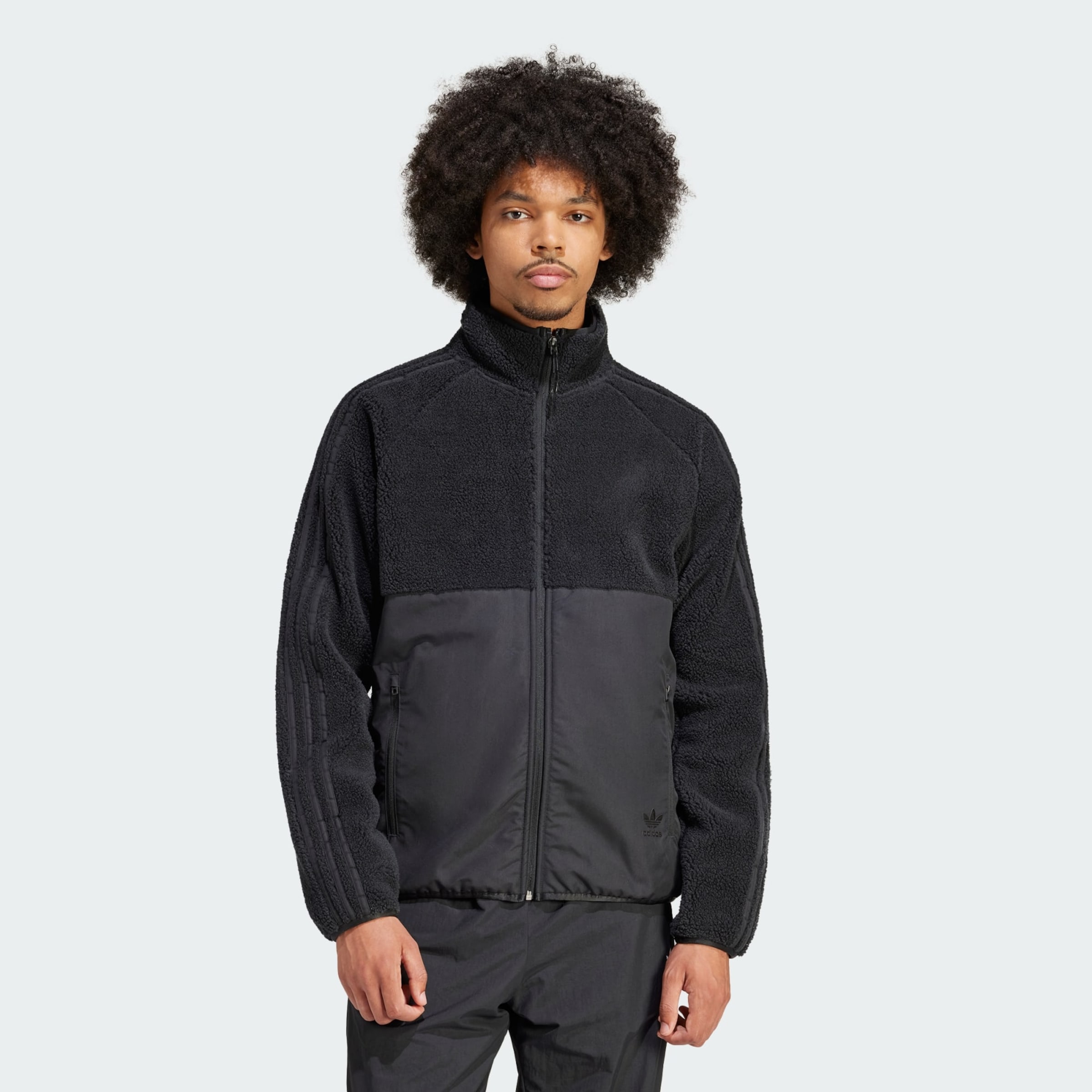 Adidas mens fleece jacket cheap