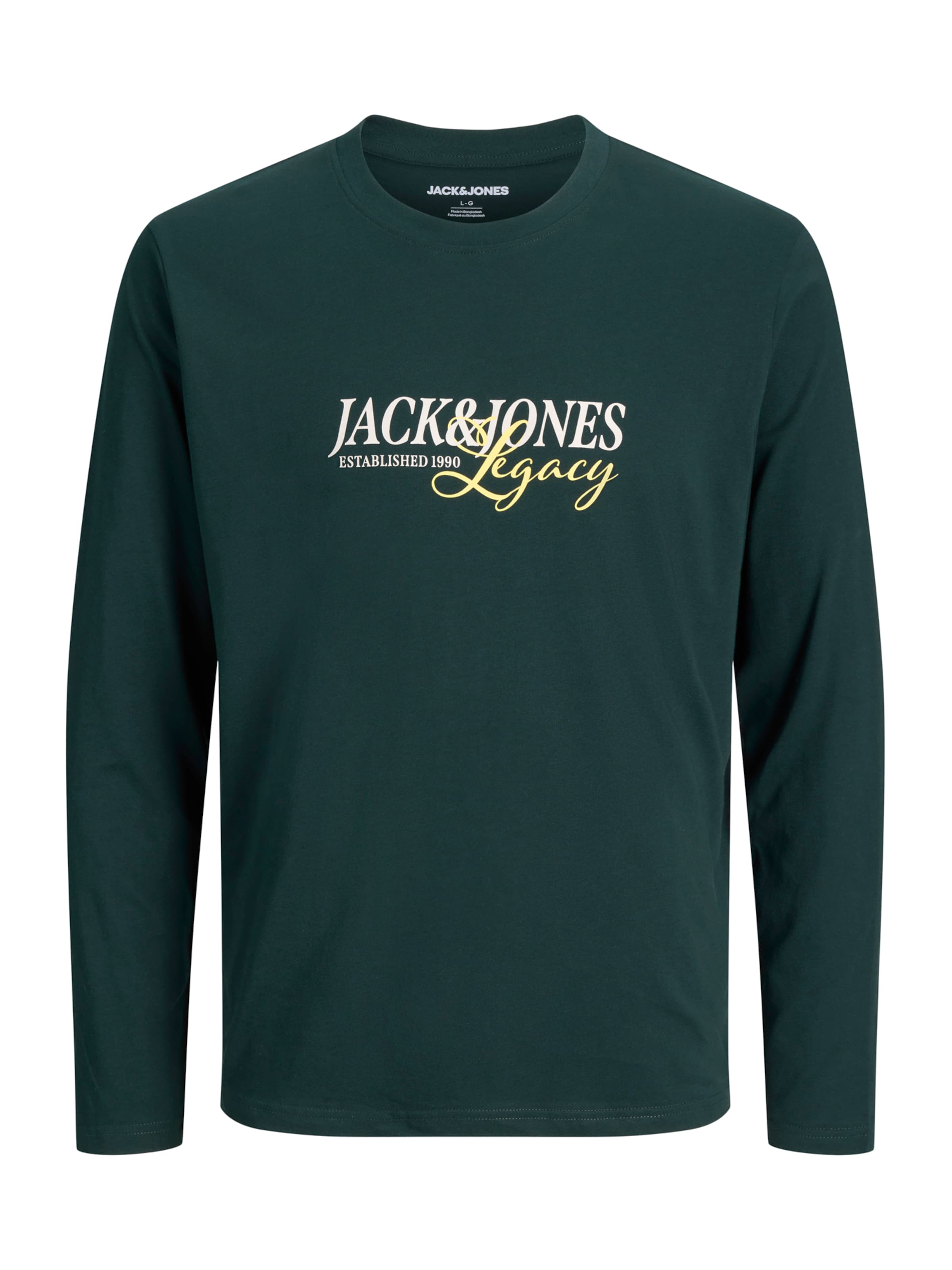 Jack & Jones Junior Majica 'JJJADE' | zelena barva: sprednja stran