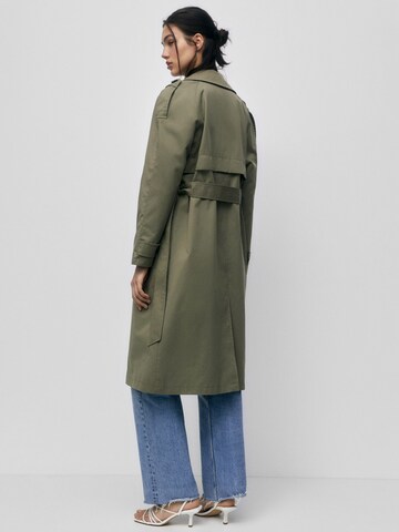 Manteau mi-saison Pull&Bear en vert