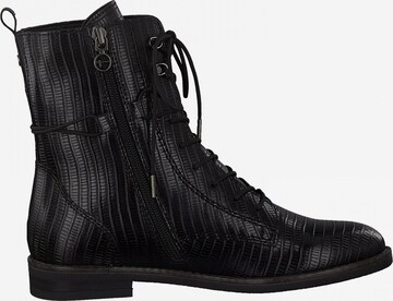 TAMARIS Lace-up bootie in Black