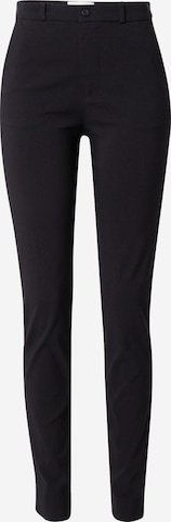 Freequent Slimfit Chinohousut 'SOLVEJ' värissä musta: etupuoli