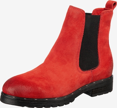 Mirapodo Schuh in rot / schwarz, Produktansicht