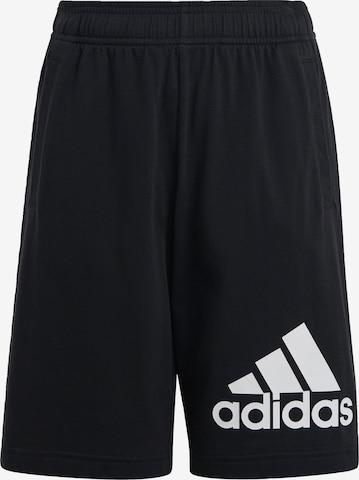 Regular Pantaloni 'Essentials Big Logo ' de la ADIDAS SPORTSWEAR pe negru: față