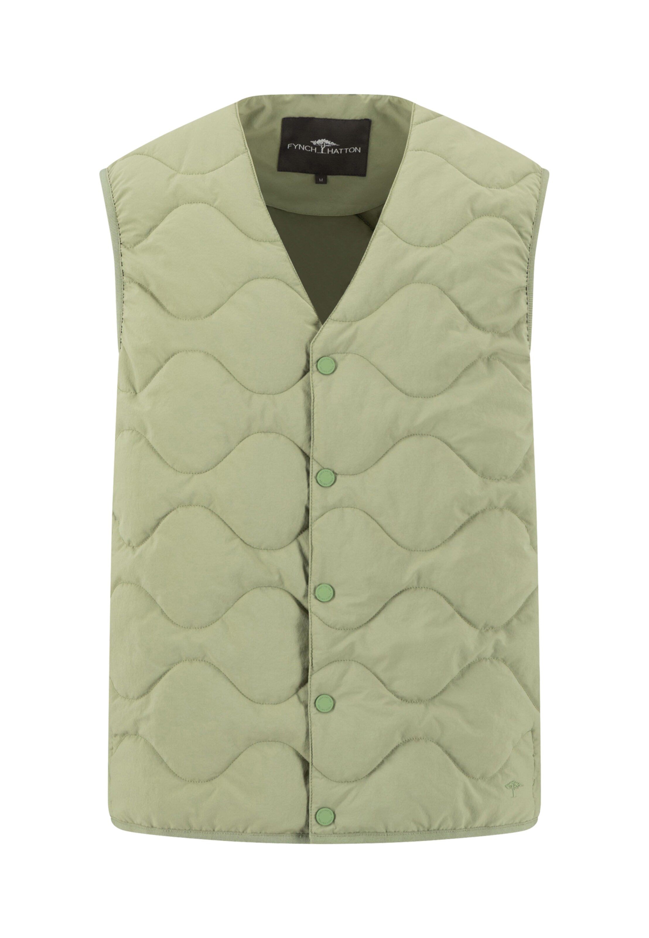 FYNCH-HATTON Vest in Green: front