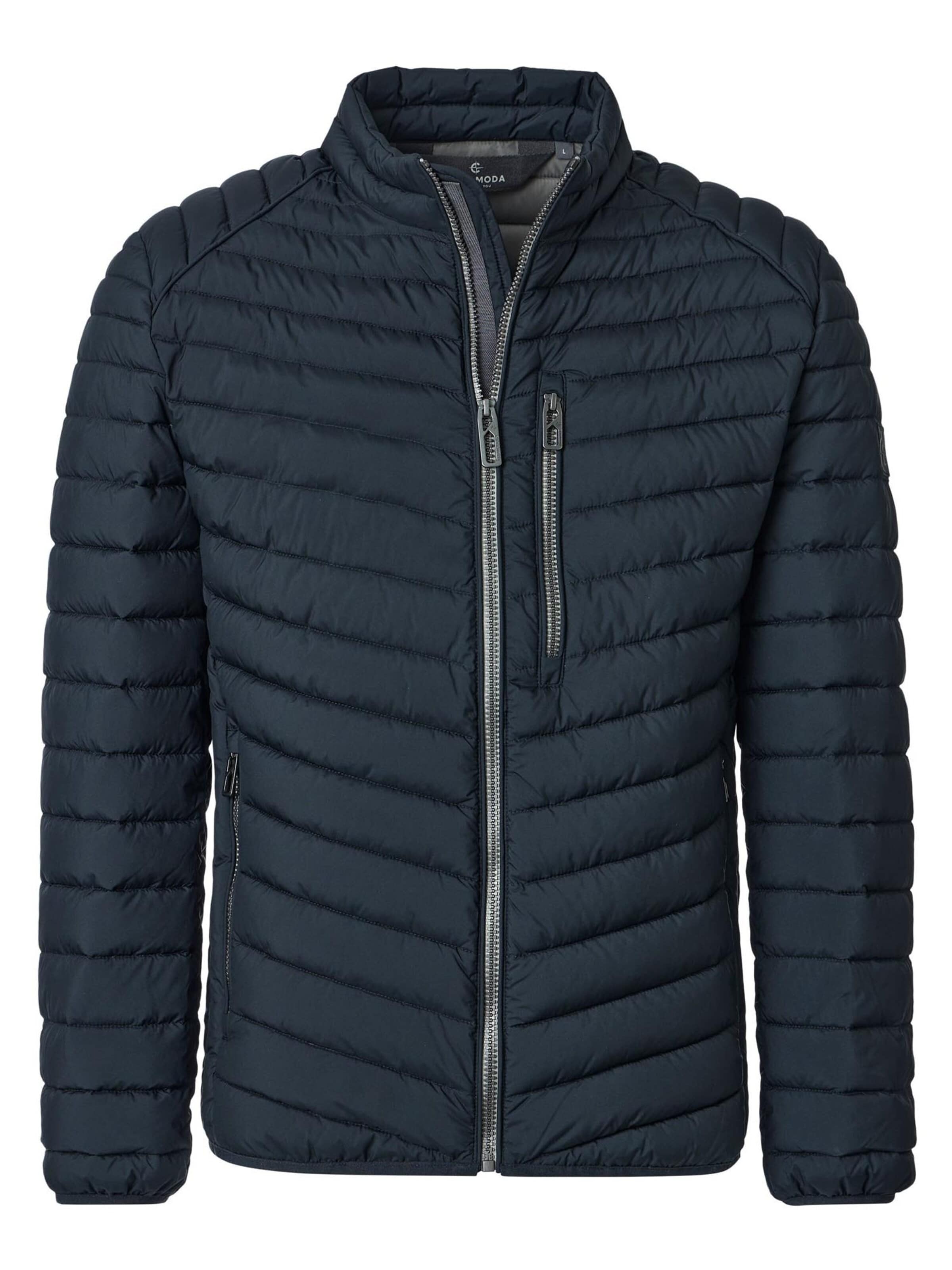 CASAMODA Between-season jacket 'Basic' in Blue: front