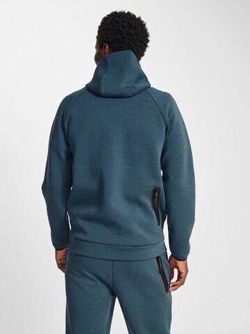 Hummel Sports sweat jacket 'Tech Fleece' in Blue