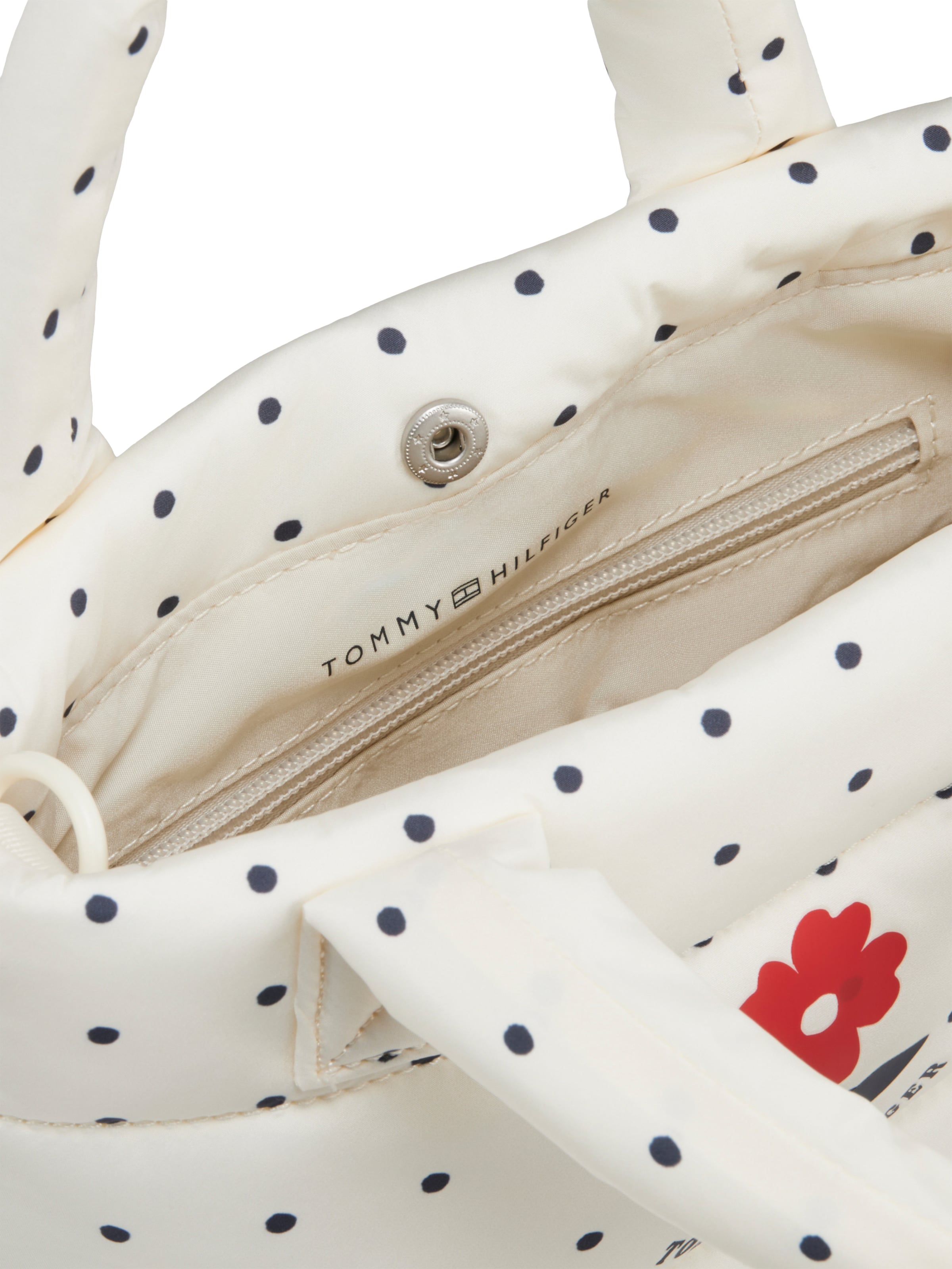 TOMMY HILFIGER Чанта 'ESSENTIAL' в бяло: отгоре
