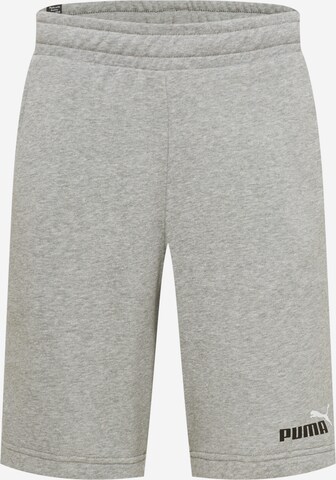 PUMA Regular Sportbroek in Grijs: voorkant