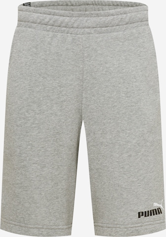 PUMA Regular Sportbroek in Grijs: voorkant