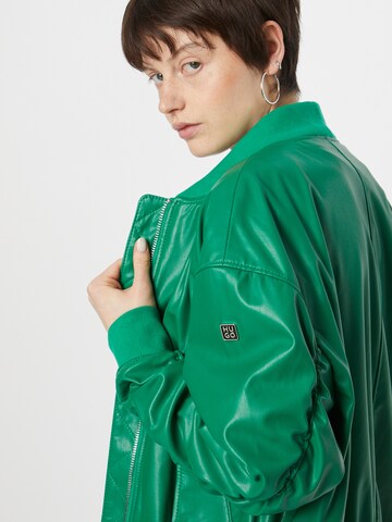 HUGO Přechodná bunda 'Aleboma' – zelená