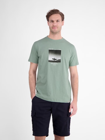T-Shirt LERROS en vert : devant