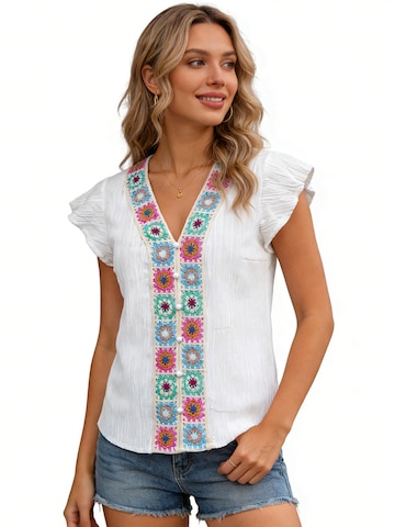 MEETWEE Bluse‌‌‌‌‌‌ in Weiß