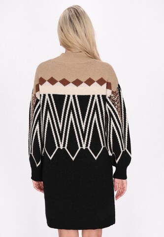 IZIA - Vestido de punto en beige
