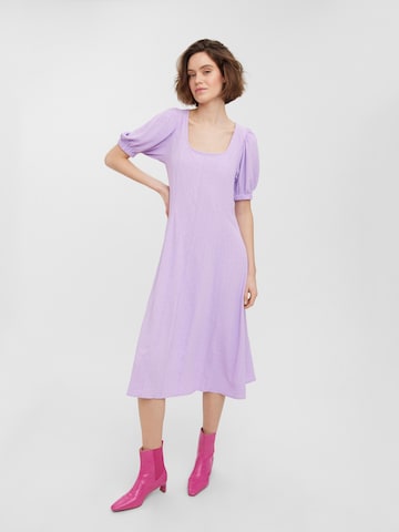 VERO MODA Obleka 'Sab Ginny' | vijolična barva: sprednja stran
