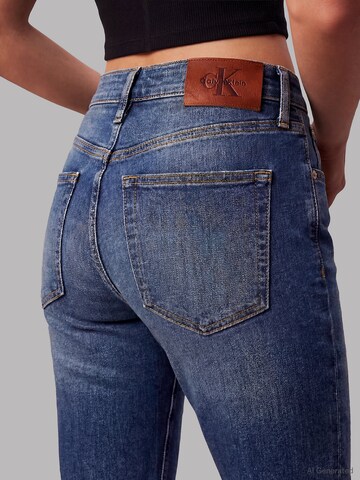 Calvin Klein Jeans Bootcut Jeans in Blauw