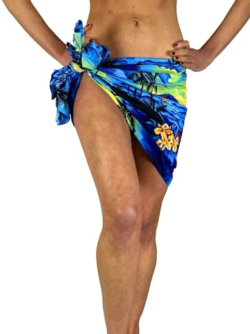 Foulard 'Surf' di King Kameha in blu: frontale