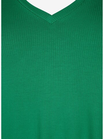 Zizzi Shirt 'VCarly' in Groen