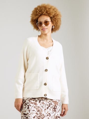 Vero Moda Curve - Cárdigan 'VMCBoom' en blanco: frente