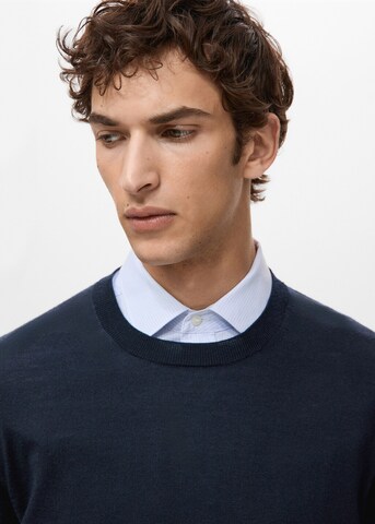 MANGO MAN Sweater 'Willy' in Blue