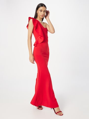 WAL G. שמלות ערב 'ROSA' באדום