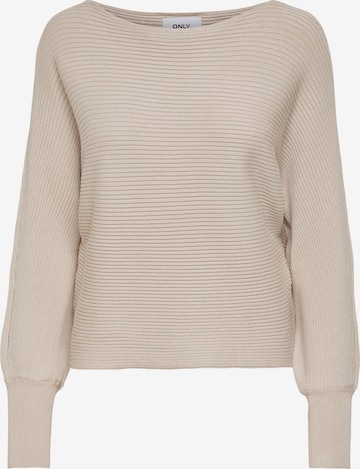 ONLY Sweater 'Adaline' in Beige: front