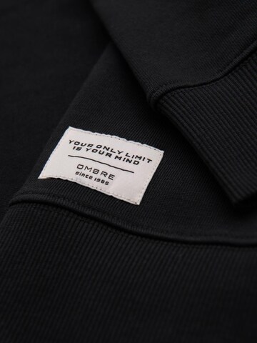 Ombre Sweatshirt in Zwart