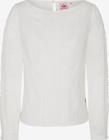 SPIETH & WENSKY Klederdracht blouse 'Wendelina' in Beige: voorkant