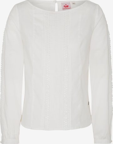 SPIETH & WENSKY Traditional Blouse 'Wendelina' in Beige: front