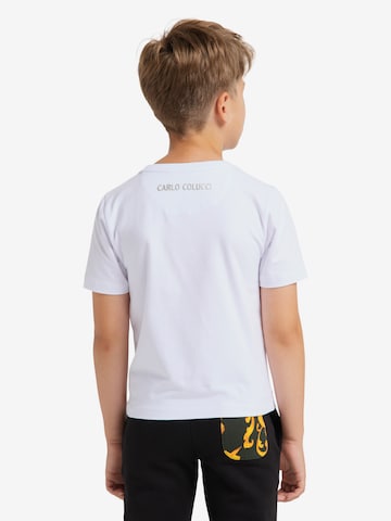 T-Shirt 'Canazza' Carlo Colucci en blanc