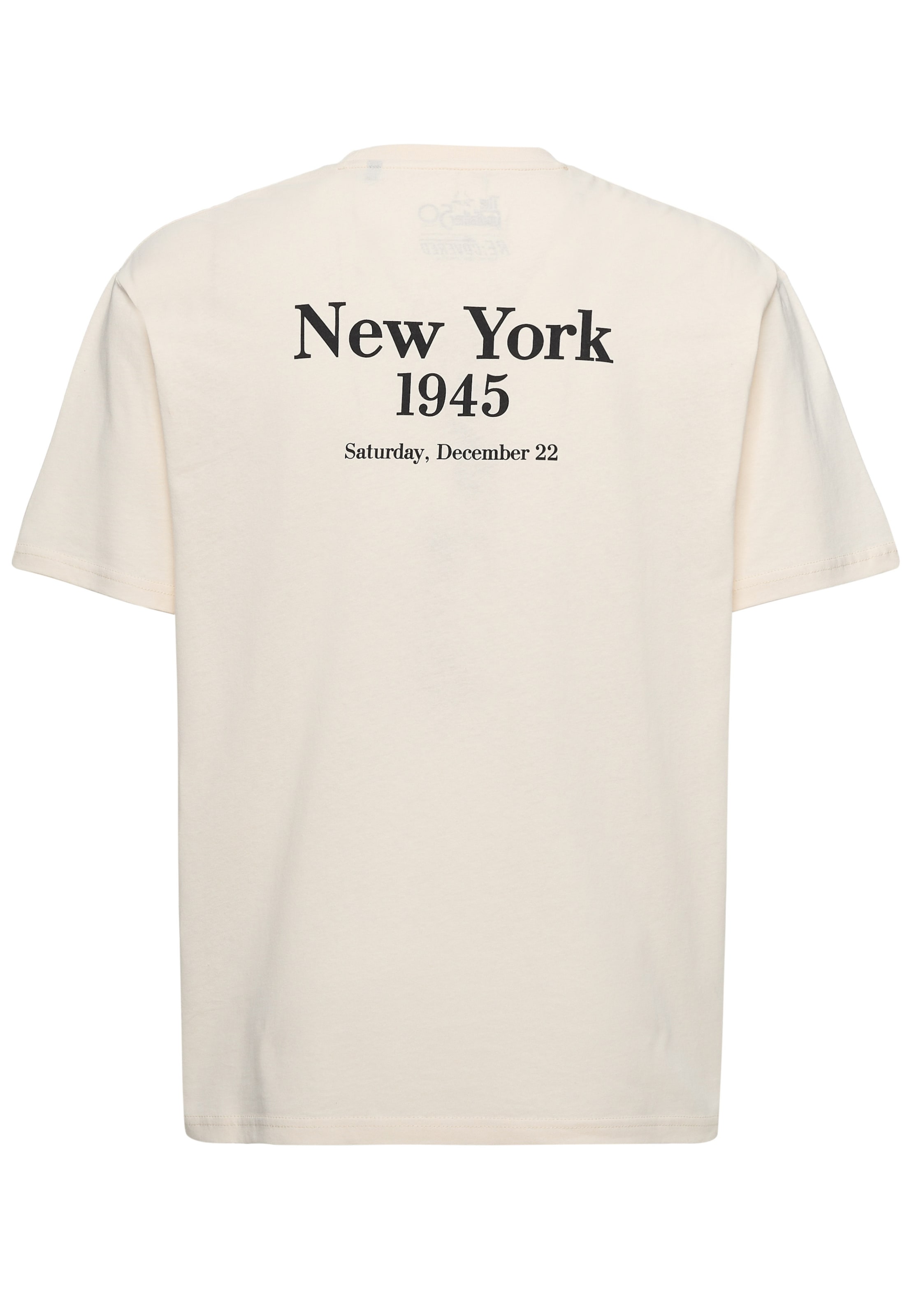 Recovered T-Shirt 'The Godfather New York 1945 Relaxed' in Beige