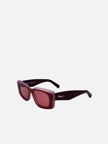 Lunettes de soleil 'SF1079S' FERRAGAMO en rouge