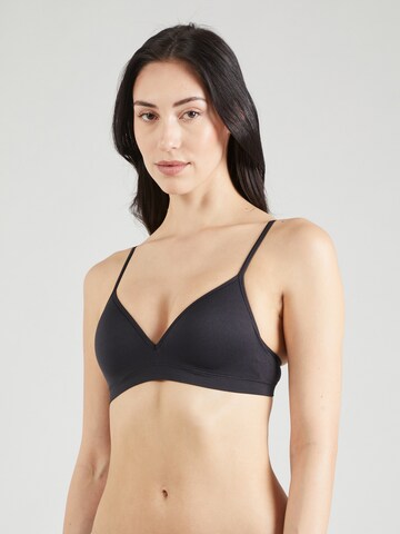 Lindex Triangle Bra in Black: front