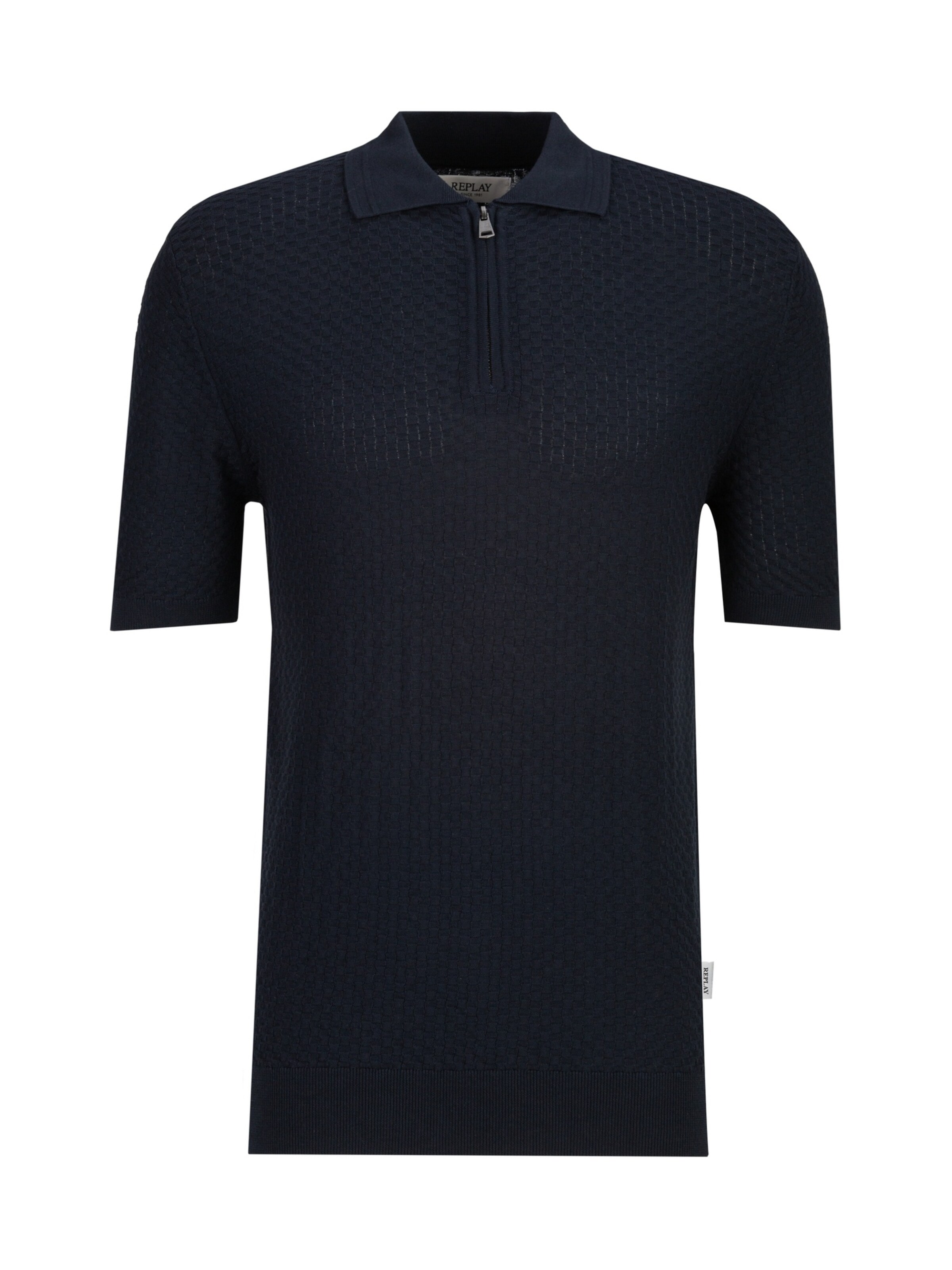 REPLAY Poloshirt in Blau: Vorderseite