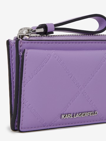 Karl Lagerfeld Kartenetui in Lila